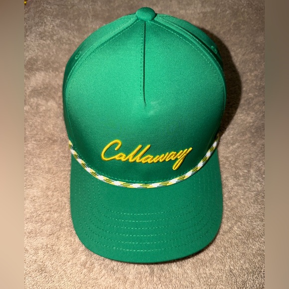 Callaway Other - Callaway Golf Green Snapback Hat | Rope Detail | New with Tags